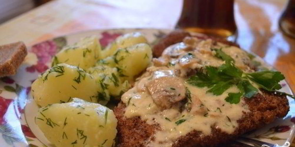 Рецепт сырно-грибного соус