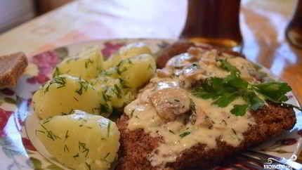 Сырно-грибной соус