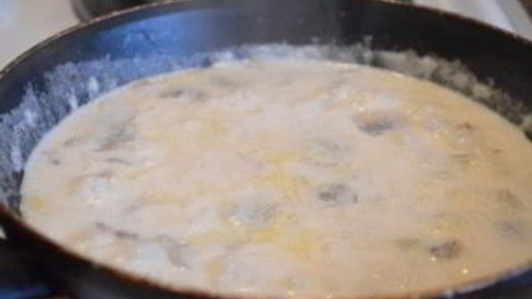 сырно-грибной соус