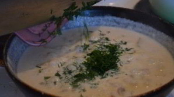 сырно-грибной соус