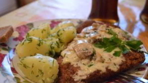 сырно-грибной соус