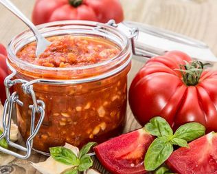 Томатный соус с печеным перцем