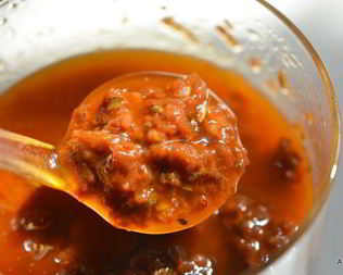 Заправка из вяленых помидоров