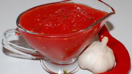 Зверобой — соус из свежих томатов с овощами