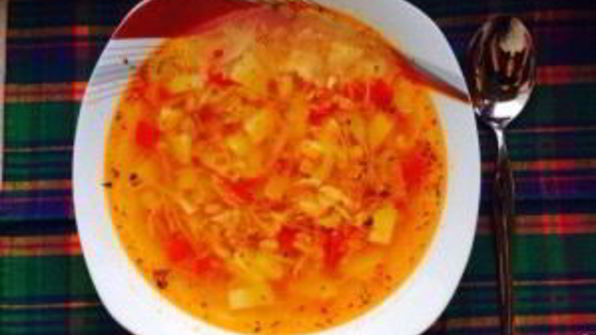 борщ из куриного филе