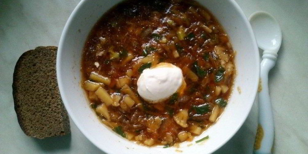 Рецепт борща из цветной капусты