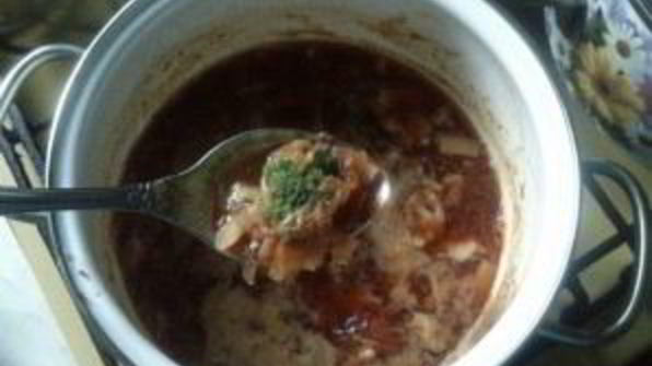 борщ из цветной капусты