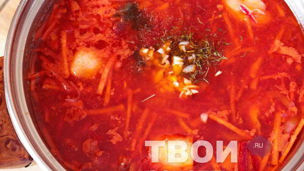 борщ красный