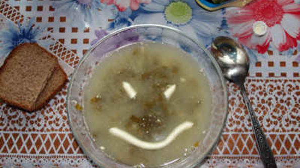 борщ летний щавелевый