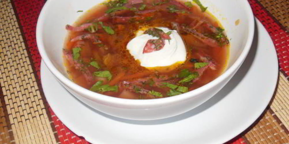 Рецепт борща по-галицки