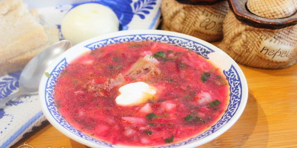 Рецепт борща с бараниной