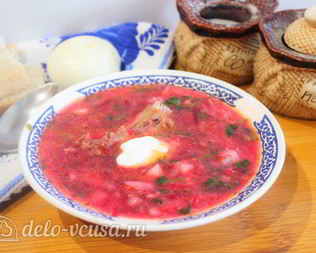 Борщ с бараниной