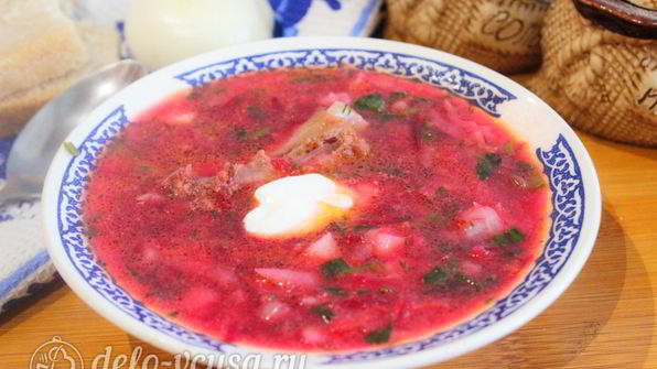 борщ с бараниной