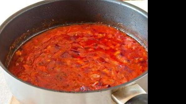 борщ с фасолью