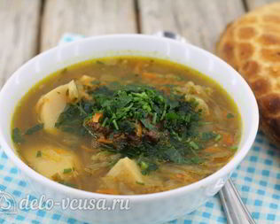 Борщ с говядиной