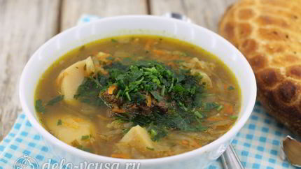 Борщ с говядиной