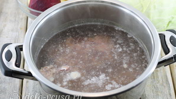 борщ с говядиной