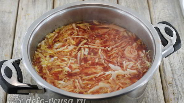 борщ с говядиной