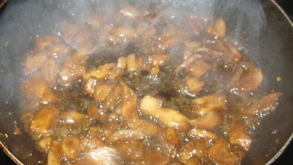 борщ с грибами