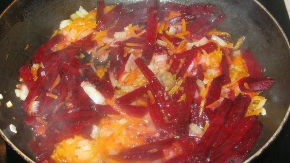 борщ с грибами