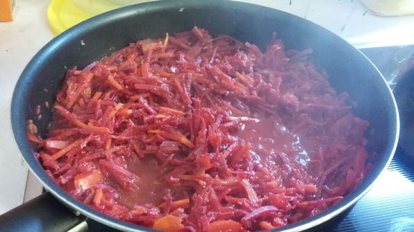 борщ с хрустящей капустой