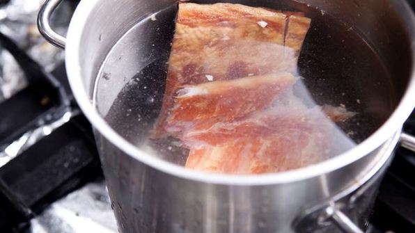 борщ с копченостями