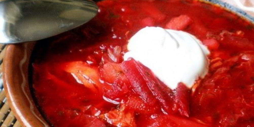 Рецепт борща с маринованной свеклой