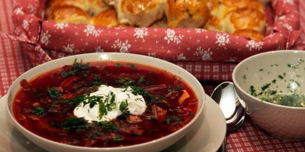 Рецепт борща с мясом