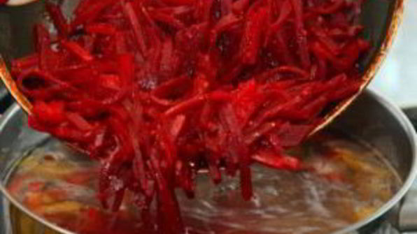 борщ с мясом