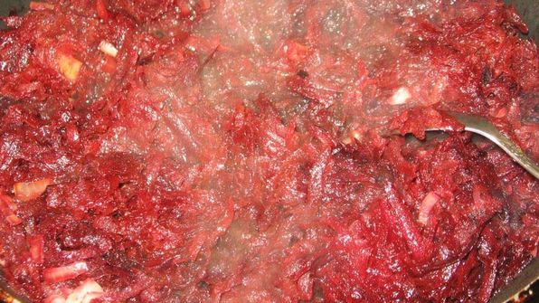 борщ с томатной пастой