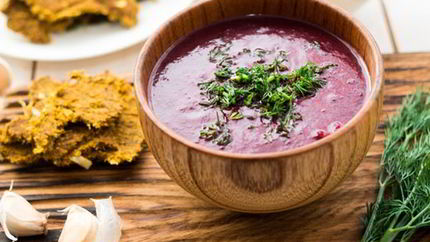 Борщ с укропом