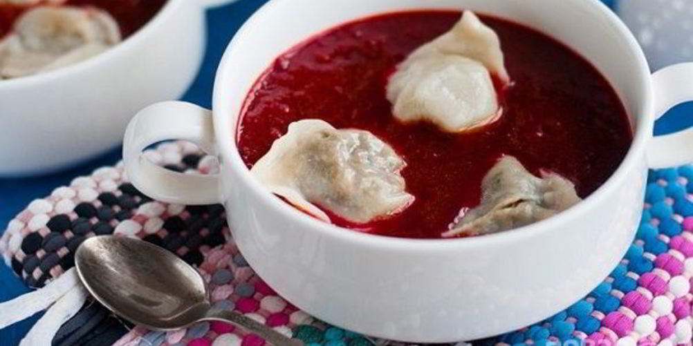 Рецепт борща с ушками