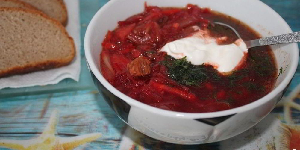 Рецепт борща сибирского с мясом