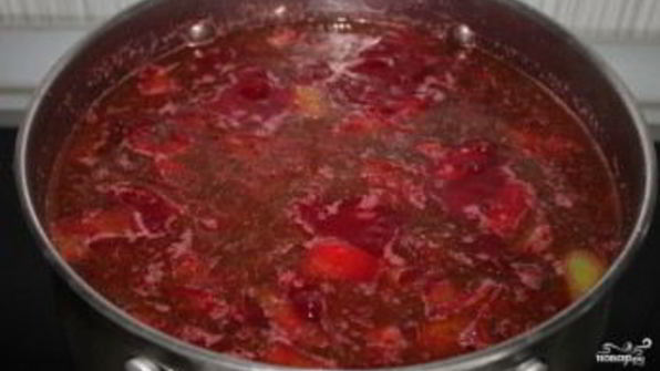 борщ сибирский с мясом