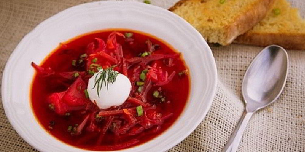 Рецепт борща со свеклой и капустой