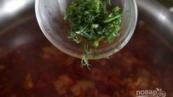 борщ со свеклой и капустой