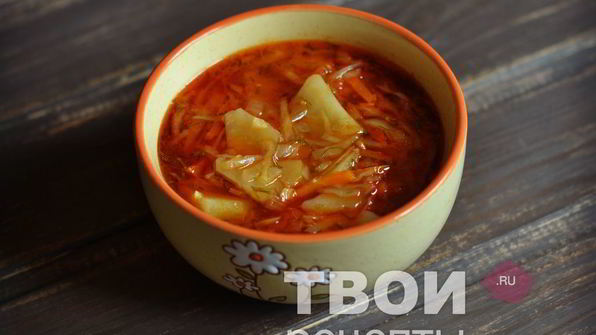 борщ в мультиварке