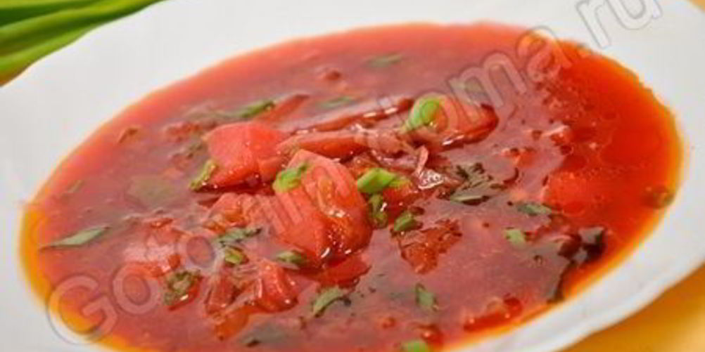 Рецепт борща вегетарианского