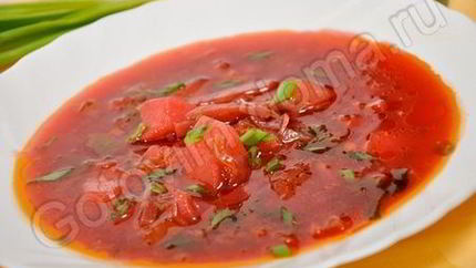 Борщ вегетарианский