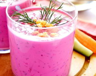 Холодный борщ по-польски