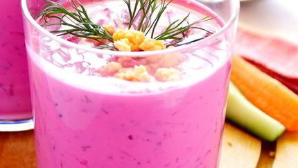 Холодный борщ по-польски