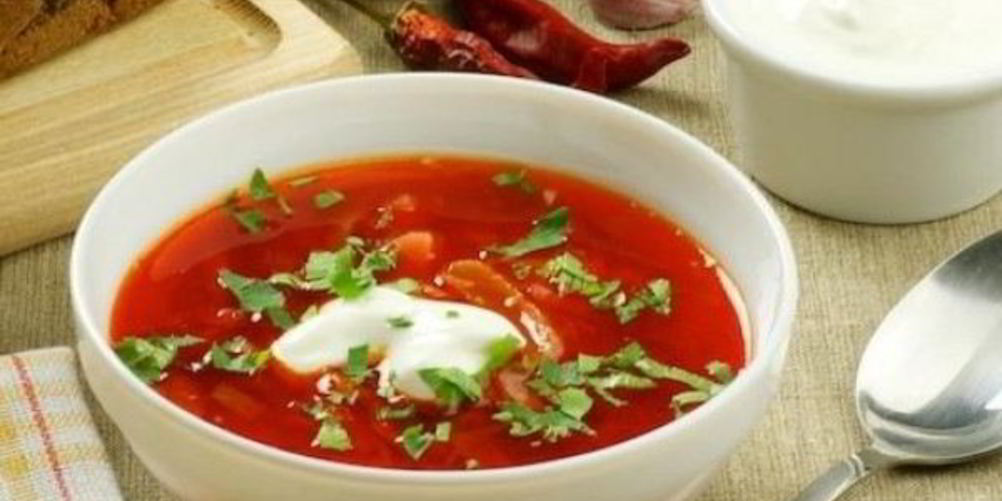 Рецепт кислого борща