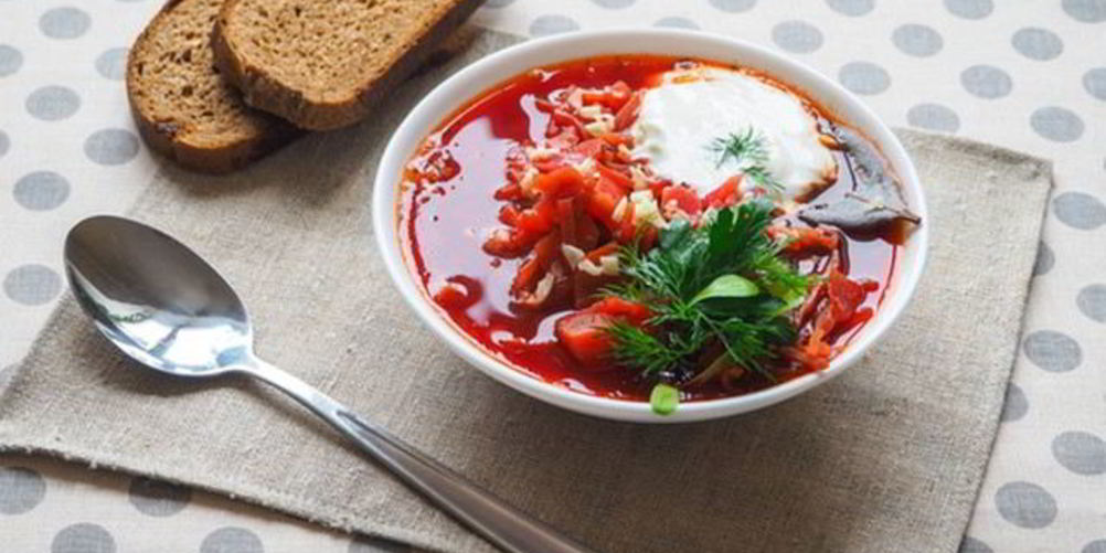 Рецепт легкого борща с курицей