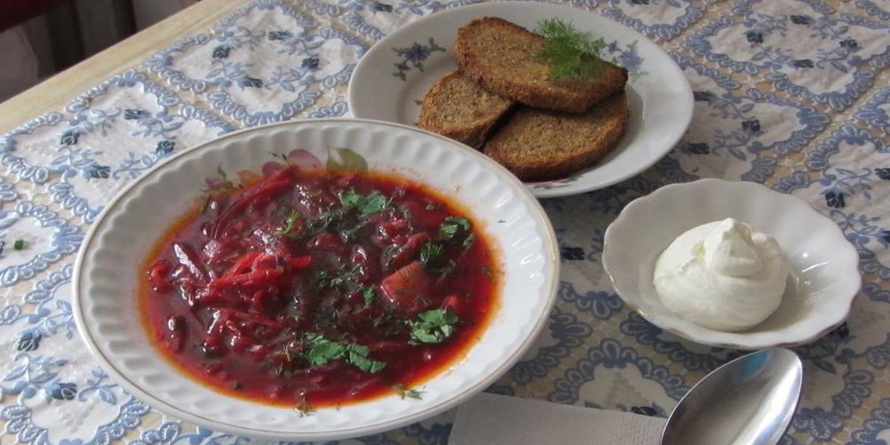 Рецепт пп-борща без мяса