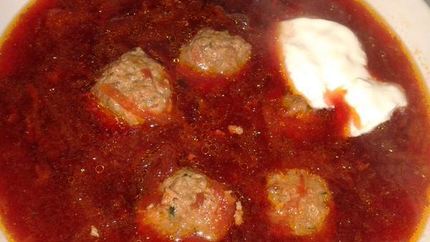 Рижский легкий борщ