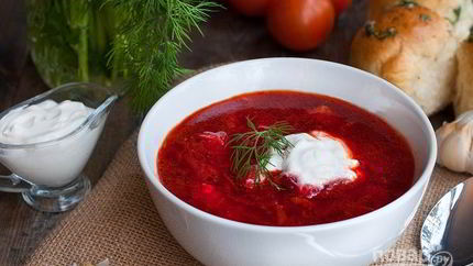 Самый вкусный борщ