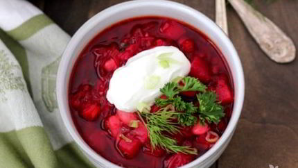 Веганский борщ