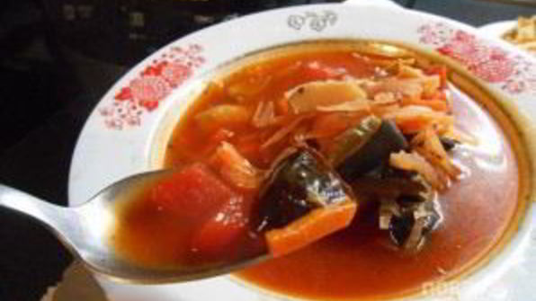 вегетарианский борщ в мультиварке