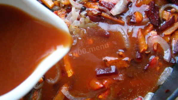 зажарка для борща на зиму