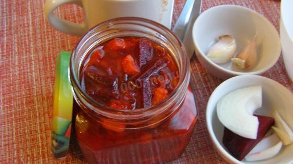 зажарка для борща на зиму